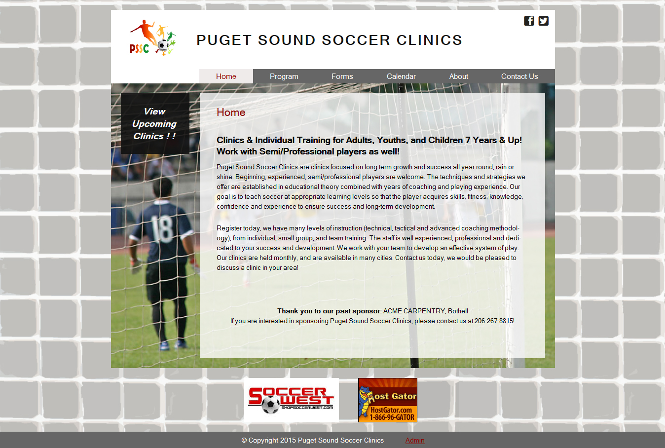 Puget Sound Soccer Clinics