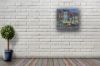 Picture of 'Feeling France', Original Acrylic Painting / Print on Canvas, 24" x 24" x .75"