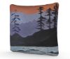 Picture of Custom Design Pillow off of 'PNW Blues' Painting, 16" x 16"