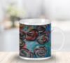 Picture of Custom Design Mug off of painting 'Painted Roses', 3.75"x 4.5" [11Oz]