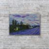 Picture of 'Roslyn Sunrise',  Original Acrylic Painting / Print on Canvas, 36" x 24" x .75"