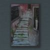 Picture of 'Stairs to the Stars', Original Acrylic Painting / Print on Canvas, 24" x 36" x .75"