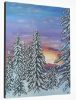 Picture of 'First Snowfall', Original Acrylic Painting / Print on Canvas, 36" x 24" x .75"
