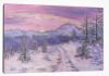 Picture of 'Sunset Mountain', Original Acrylic  Painting / Print on Canvas , 36" x 24" x .75"
